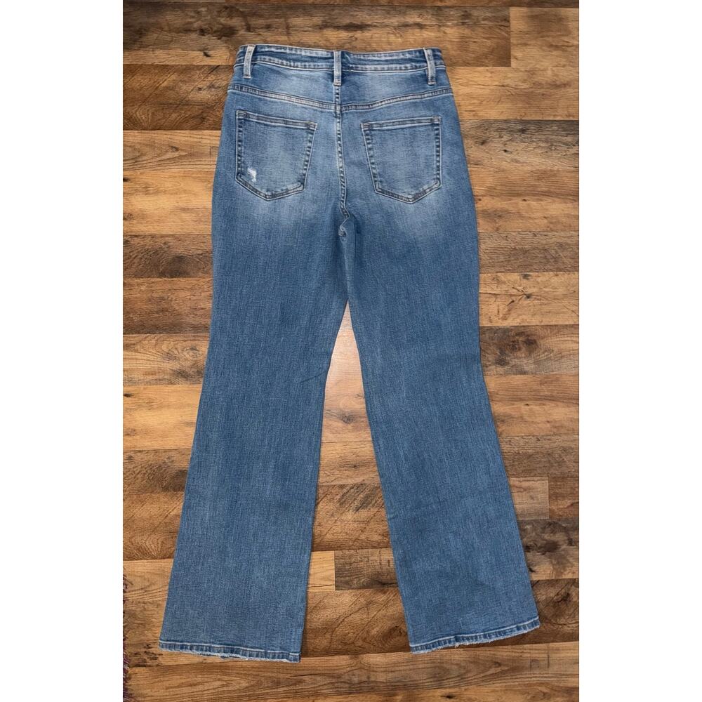 Fly monkey women’s distressed flare jeans - Picture 13 of 16